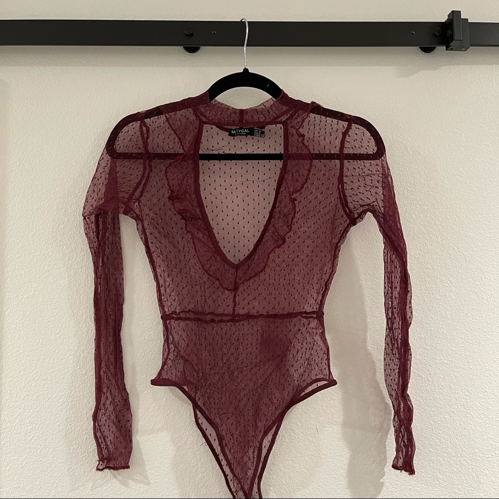 Sheer nasty gal bodysuit